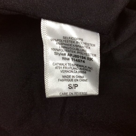 Crushed Velvet Blazer Ro & De Black Winter Whimsigoth Dark Academia Party Small - Picture 4 of 7